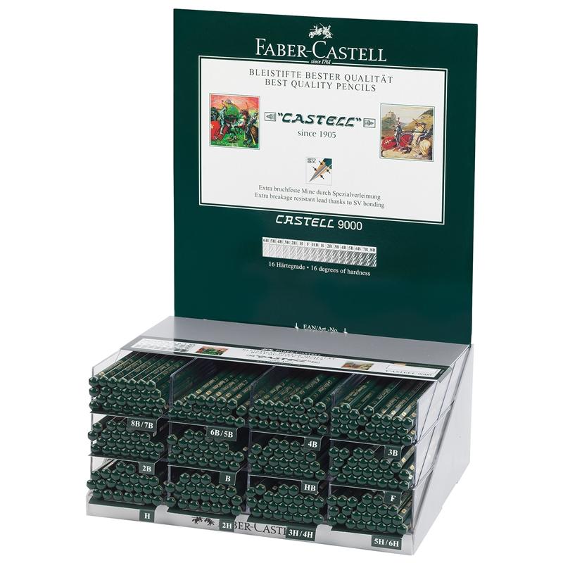 Faber-Castell Молив Castell 9000, чернографитен, различни твърдости, 288 брояна ниска цена с бърза доставка - BestPC.BG