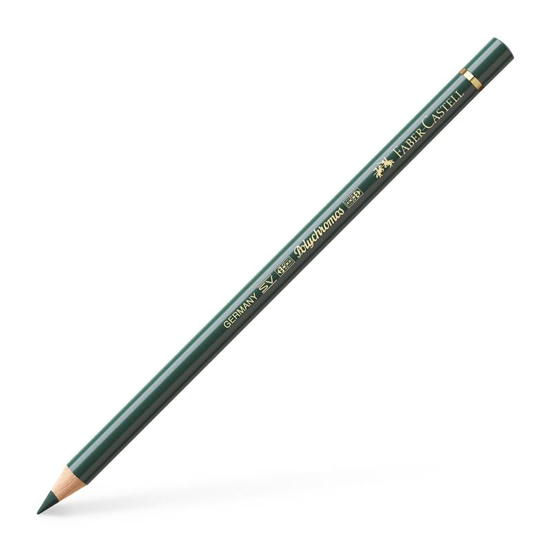 Faber-Castell Цветен молив Polychromos, № 165, хвойновозеленна ниска цена с бърза доставка - BestPC.BG