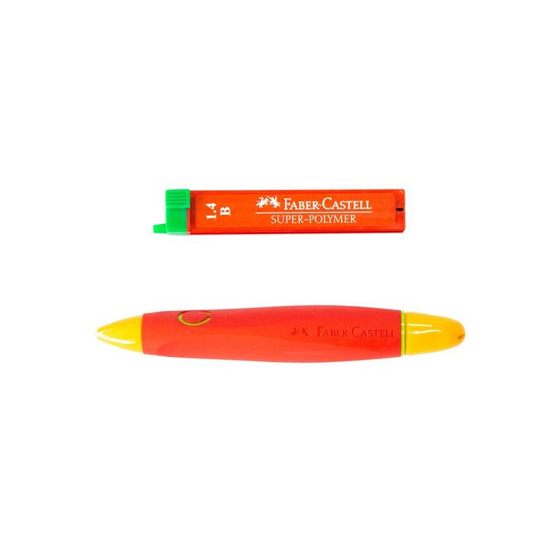 Faber-Castell Автоматичен молив, детски, с мини графити, червенна ниска цена с бърза доставка - BestPC.BG