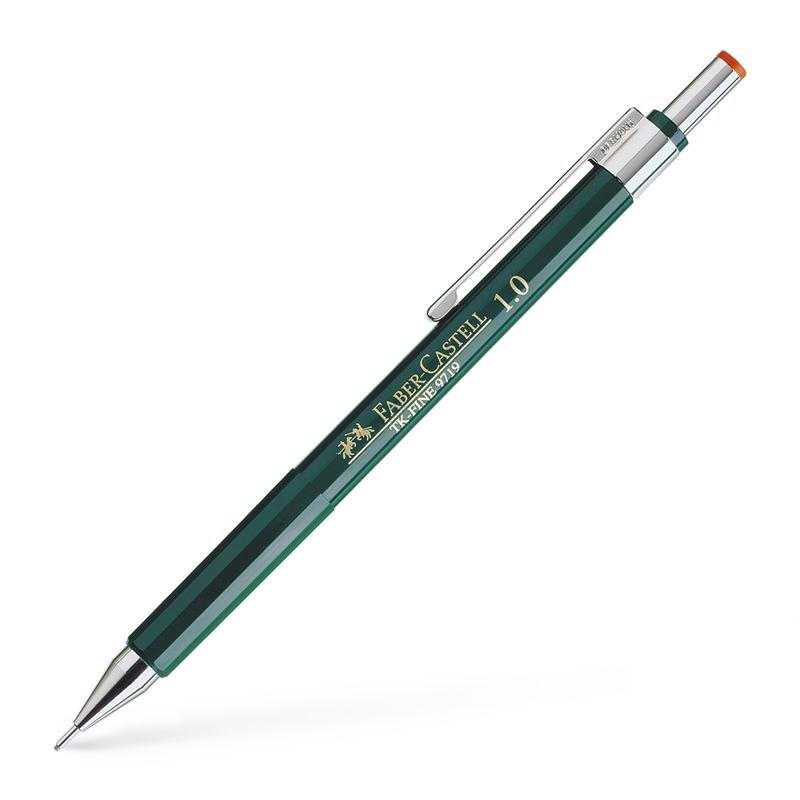 Faber-Castell Автоматичен молив TK-Fine, 1 mm, зеленна ниска цена с бърза доставка - BestPC.BG