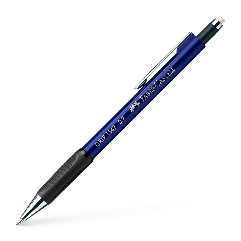 Faber-Castell Автоматичен молив Grip 1347, 0.7 mm, синна ниска цена с бърза доставка - BestPC.BG