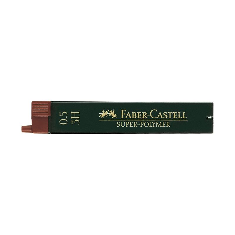 Faber-Castell Мини графити Super-Polymer, 0.5 mm, 3H, 12 брояна ниска цена с бърза доставка - BestPC.BG