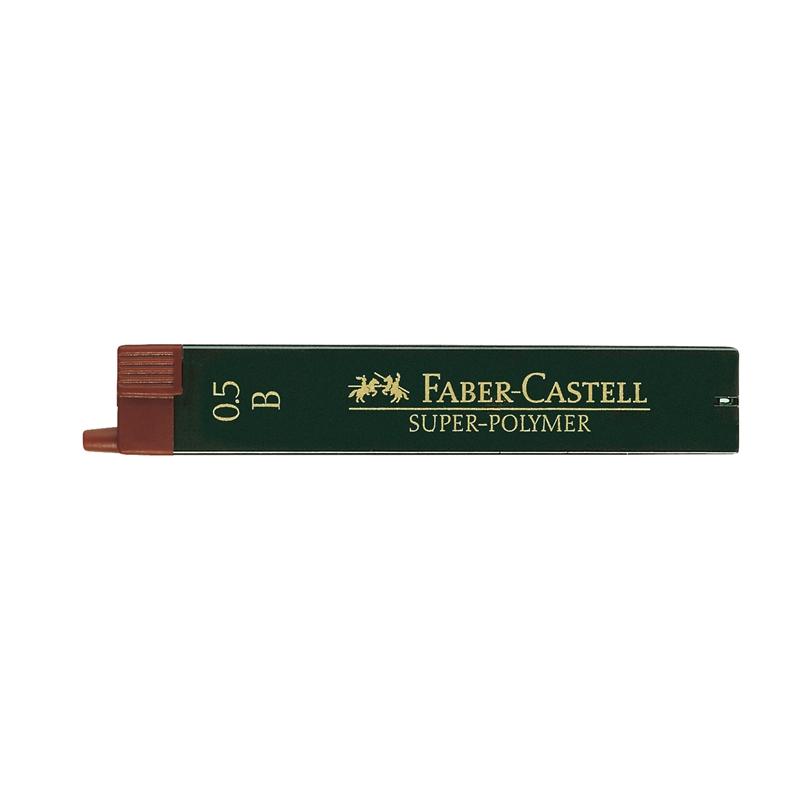 Faber-Castell Мини графити Super-Polymer, 0.5 mm, B, 12 брояна ниска цена с бърза доставка - BestPC.BG