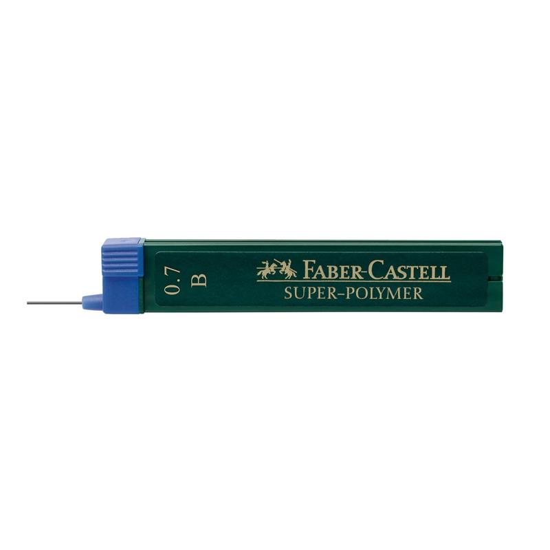 Faber-Castell Мини графити Super-Polymer, 0.7 mm, B, 12 брояна ниска цена с бърза доставка - BestPC.BG