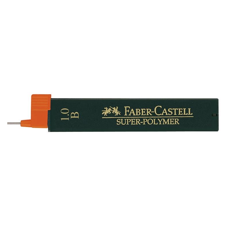 Faber-Castell Мини графити Super-Polymer, 1.0 mm, B, 12 брояна ниска цена с бърза доставка - BestPC.BG