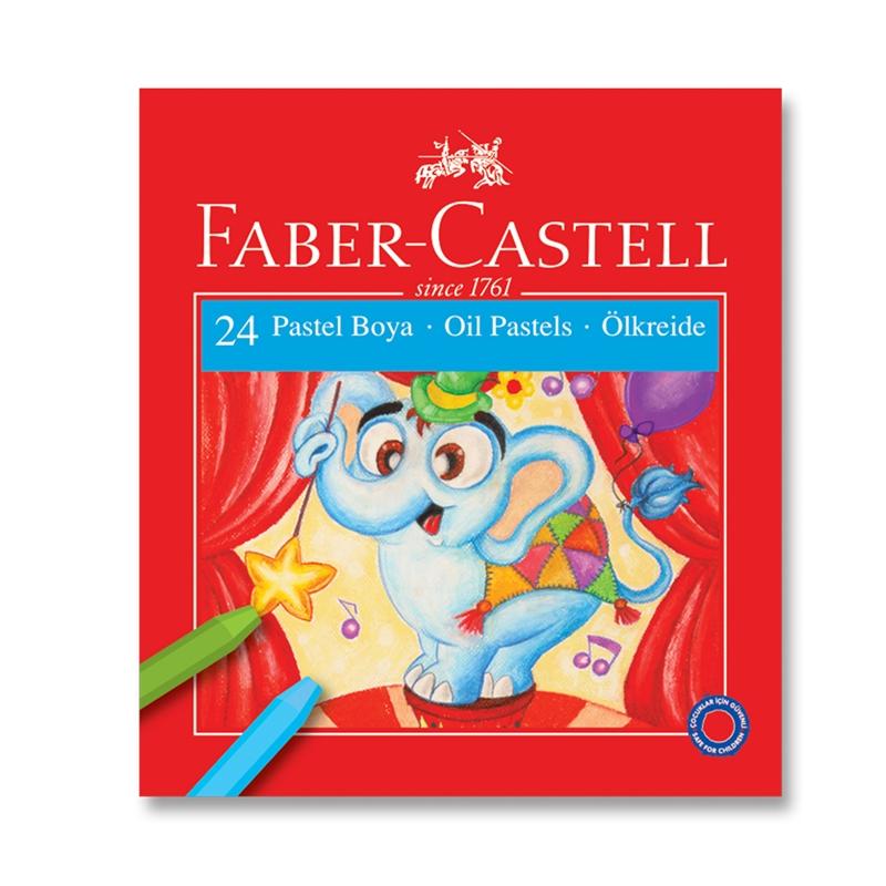 Faber-Castell Маслени пастели, 24 цвятана ниска цена с бърза доставка - BestPC.BG