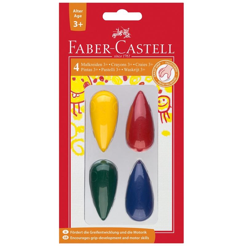 Faber-Castell Пастели Pear, 4 цвятана ниска цена с бърза доставка - BestPC.BG