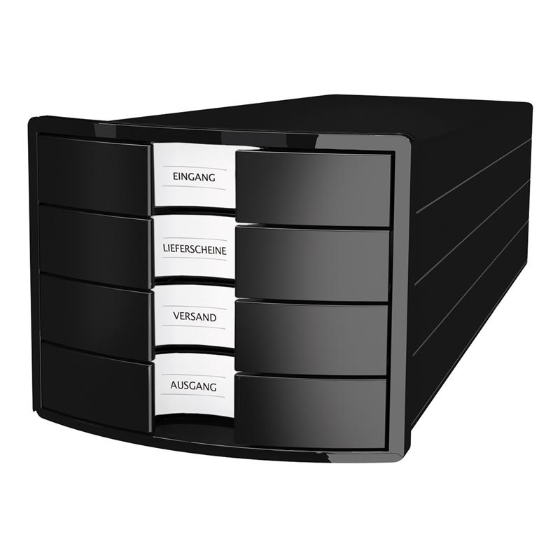 HAN Бокс за документи Impuls, с 4 чекмеджета, черенна ниска цена с бърза доставка - BestPC.BG