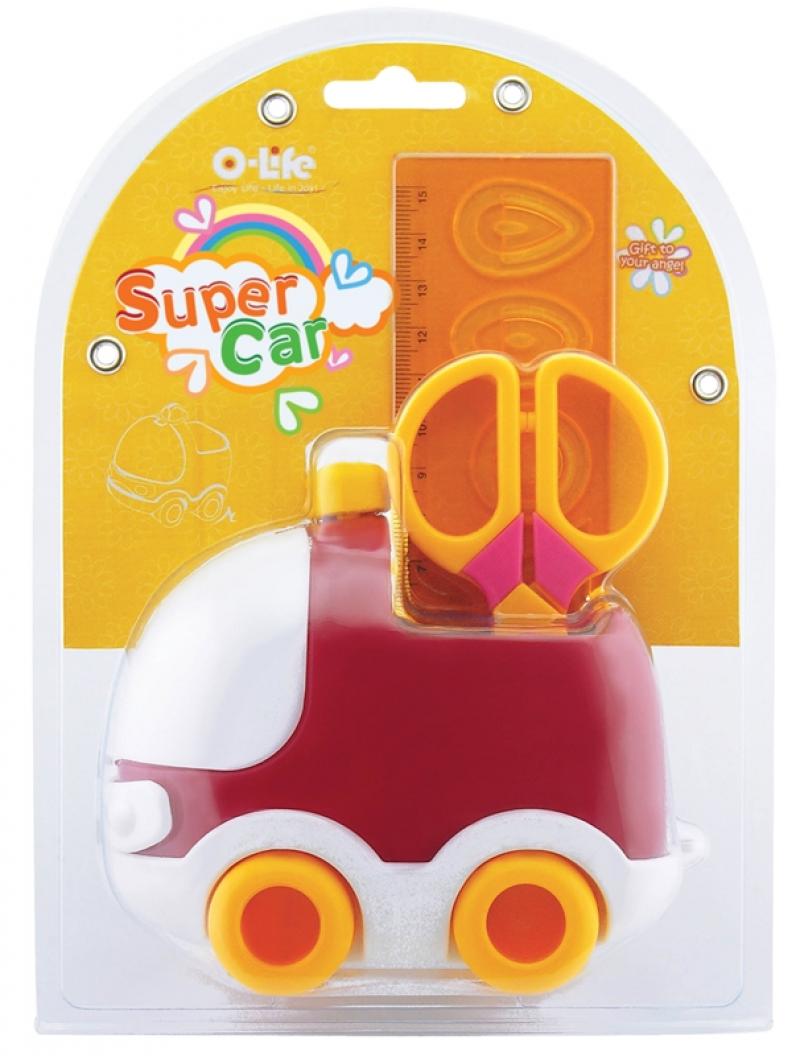 O-life Органайзер-кола, със стикери, червенна ниска цена с бърза доставка - BestPC.BG