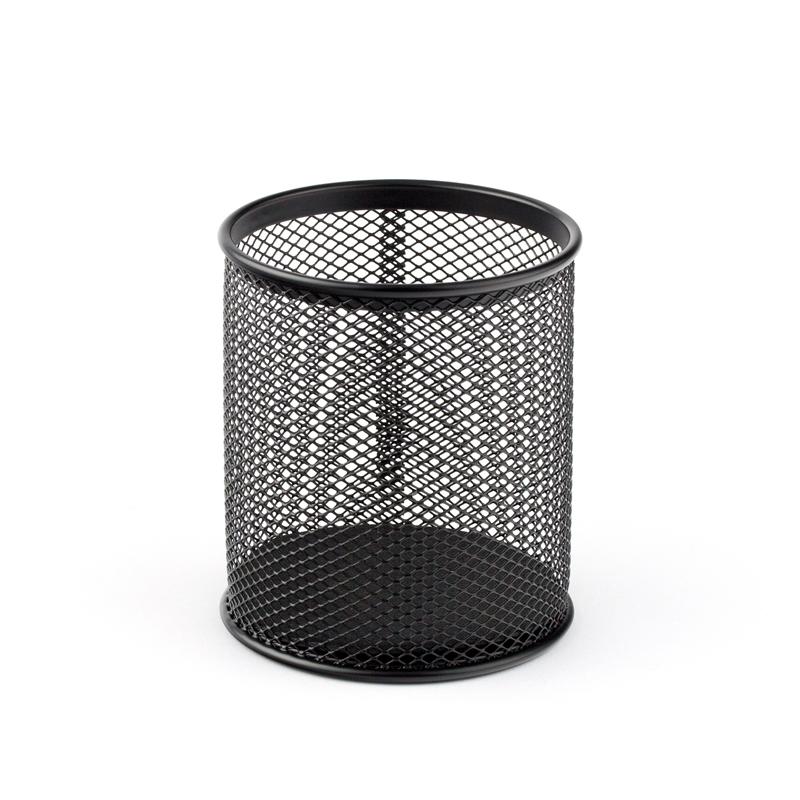 Office 1 Моливник, цилиндричен, мрежест, метален, черенна ниска цена с бърза доставка - BestPC.BG