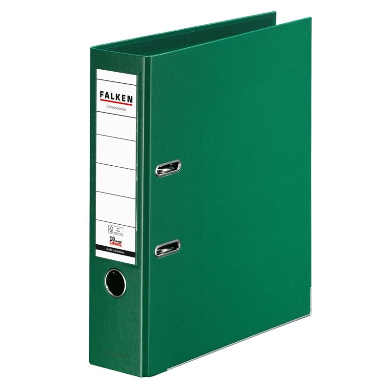Falken Класьор Chromocolor, 8 cm, PP, зеленна ниска цена с бърза доставка - BestPC.BG