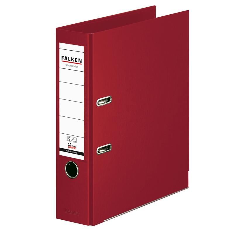 Falken Класьор Chromocolor, 8 cm, PP, бордона ниска цена с бърза доставка - BestPC.BG