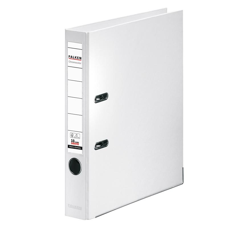 Falken Класьор Chromocolor, 5 cm, PP, бялна ниска цена с бърза доставка - BestPC.BG
