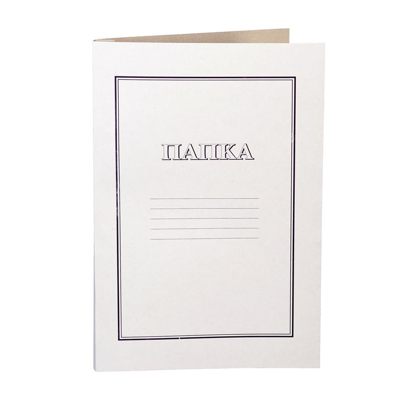 Папка ЕКО, картонена, с машинка, 250 g-m2, бяла, 50 брояна ниска цена с бърза доставка - BestPC.BG