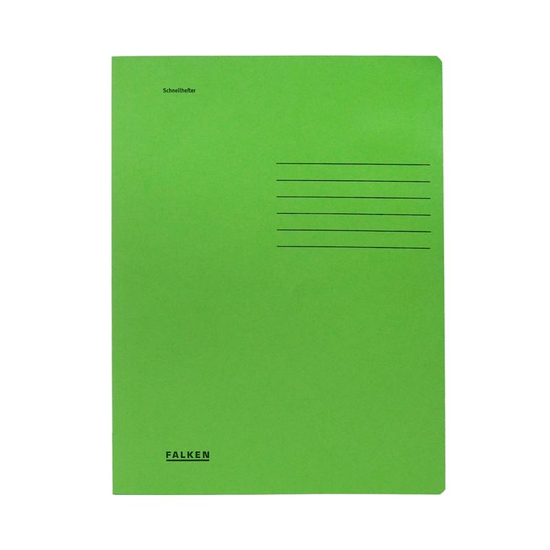 Falken Папка, картонена, с машинка, зеленана ниска цена с бърза доставка - BestPC.BG