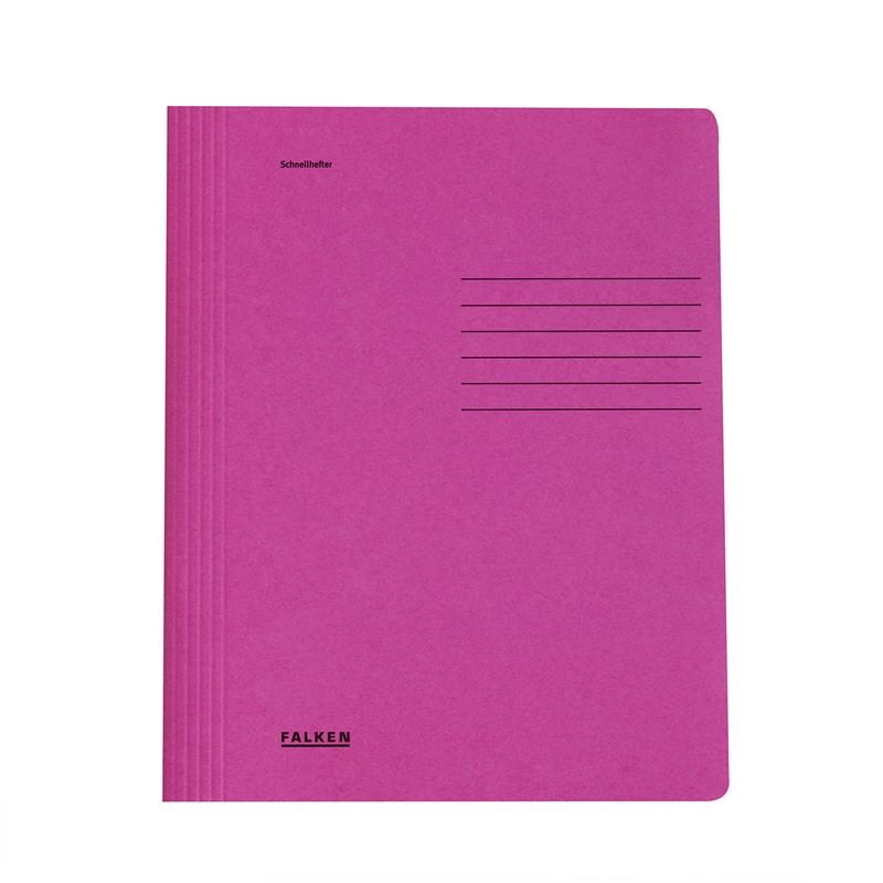 Falken Папка, картонена, с машинка, розована ниска цена с бърза доставка - BestPC.BG