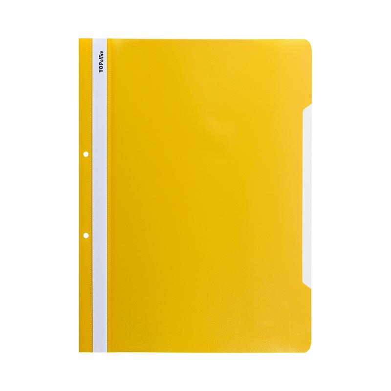 Top Office Папка, PP, с перфорация, жълта, 50 брояна ниска цена с бърза доставка - BestPC.BG