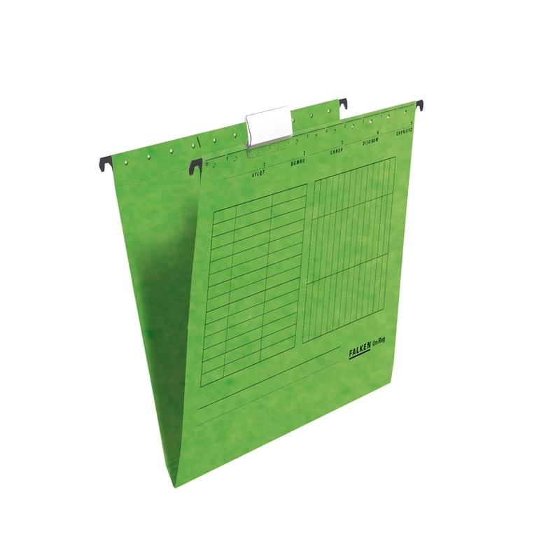 Falken Папка за картотека, V-образна, зелена, 5 брояна ниска цена с бърза доставка - BestPC.BG