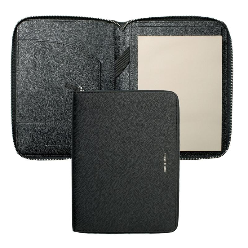 Cerruti 1881 Конферентна папка Hamilton, A4, черна, с включен пад за писанена ниска цена с бърза доставка - BestPC.BG