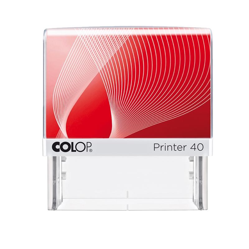 Colop Печат Printer 40, правоъгълен, 23 x 59 mm, синна ниска цена с бърза доставка - BestPC.BG