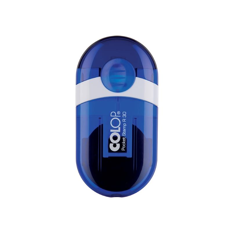 Colop Печат Pocket Stamp R 30, джобен, кръгъл, 30 mm, цвят индигона ниска цена с бърза доставка - BestPC.BG