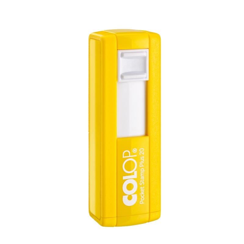 Colop Печат Pocket Stamp Plus 20, джобен, 14 x 38 mm, жълтна ниска цена с бърза доставка - BestPC.BG