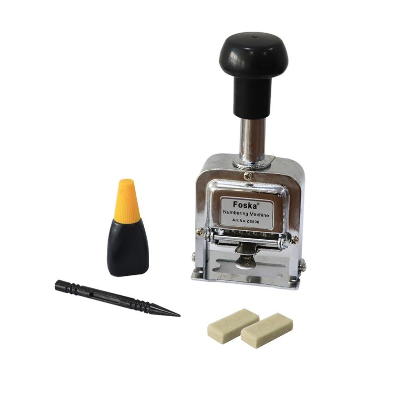 Foska Номератор, метален, автоматичен, с 6 цифри, височина 5 mmна ниска цена с бърза доставка - BestPC.BG