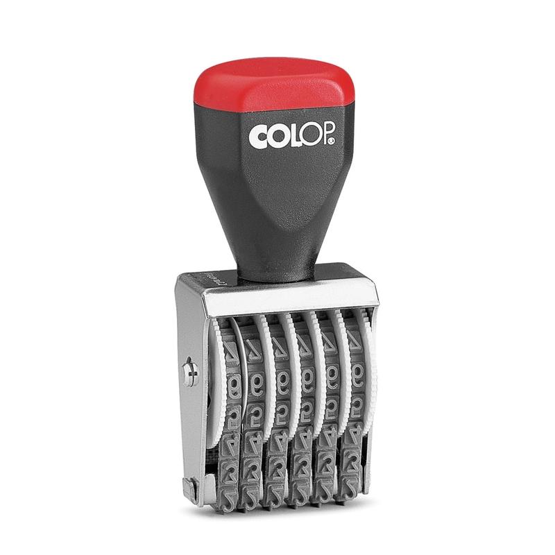 Colop Номератор 04006, с 6 цифри, 4 mm, ръчен, черенна ниска цена с бърза доставка - BestPC.BG