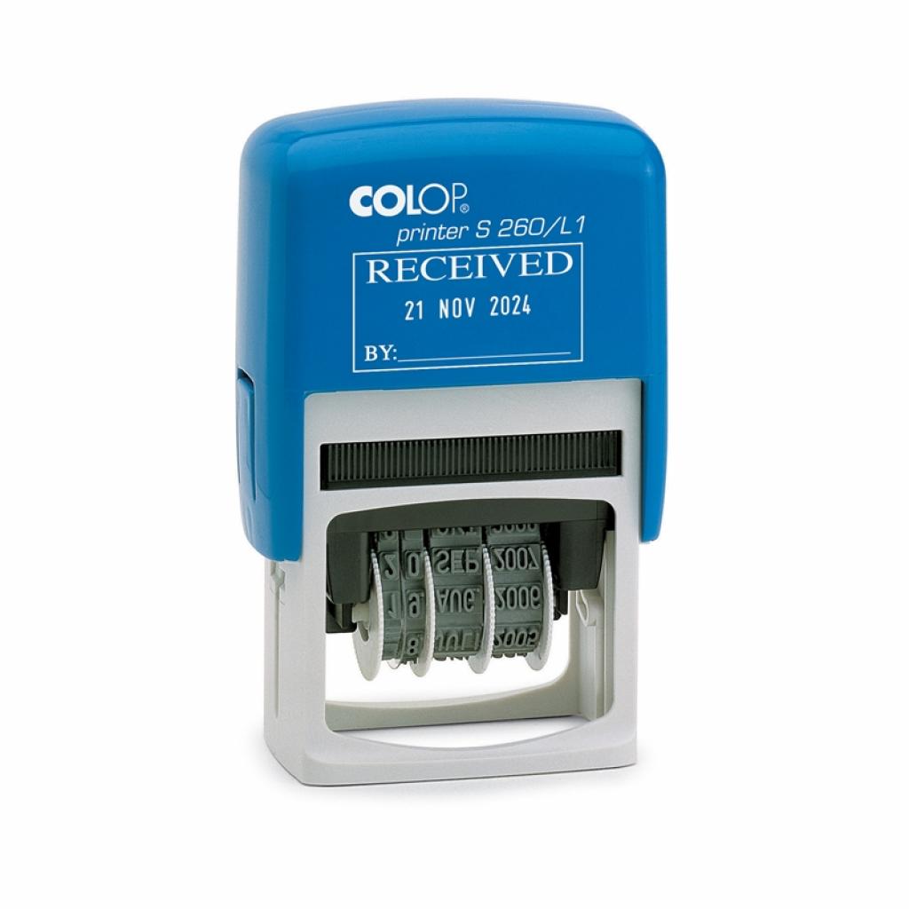 Colop Датник S260-04, с букви и клише, 24 x 45 mm, черенна ниска цена с бърза доставка - BestPC.BG