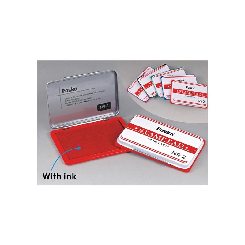 Foska Тампон за печат, № 2, 84 х 122 mm, червенна ниска цена с бърза доставка - BestPC.BG