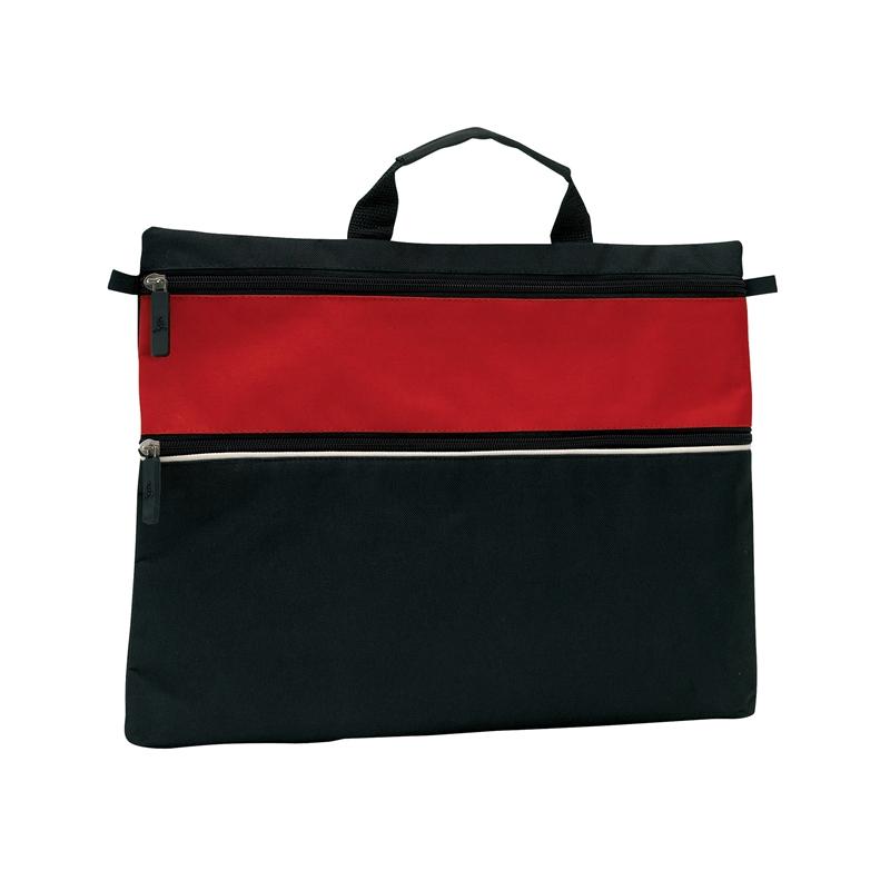 TOPS Чанта за документи File, с 2 ципа, червенана ниска цена с бърза доставка - BestPC.BG