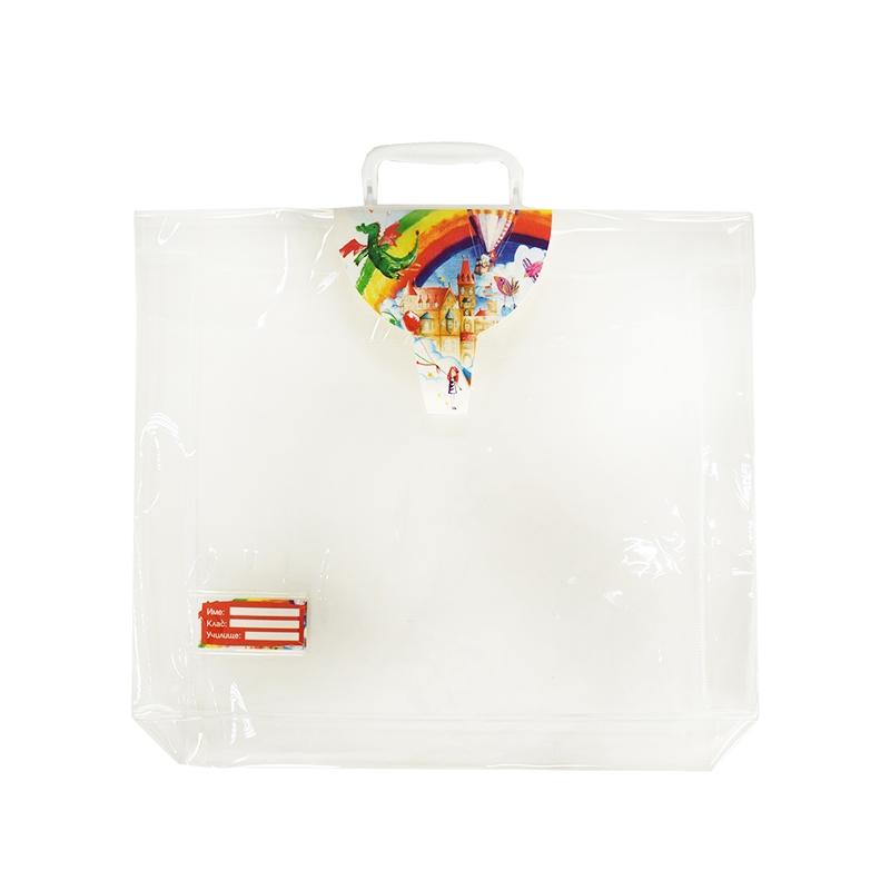 Продукт Чанта с дръжка, PVC, 40 х 30, прозрачнана ниска цена с бърза доставка - BestPC.BG