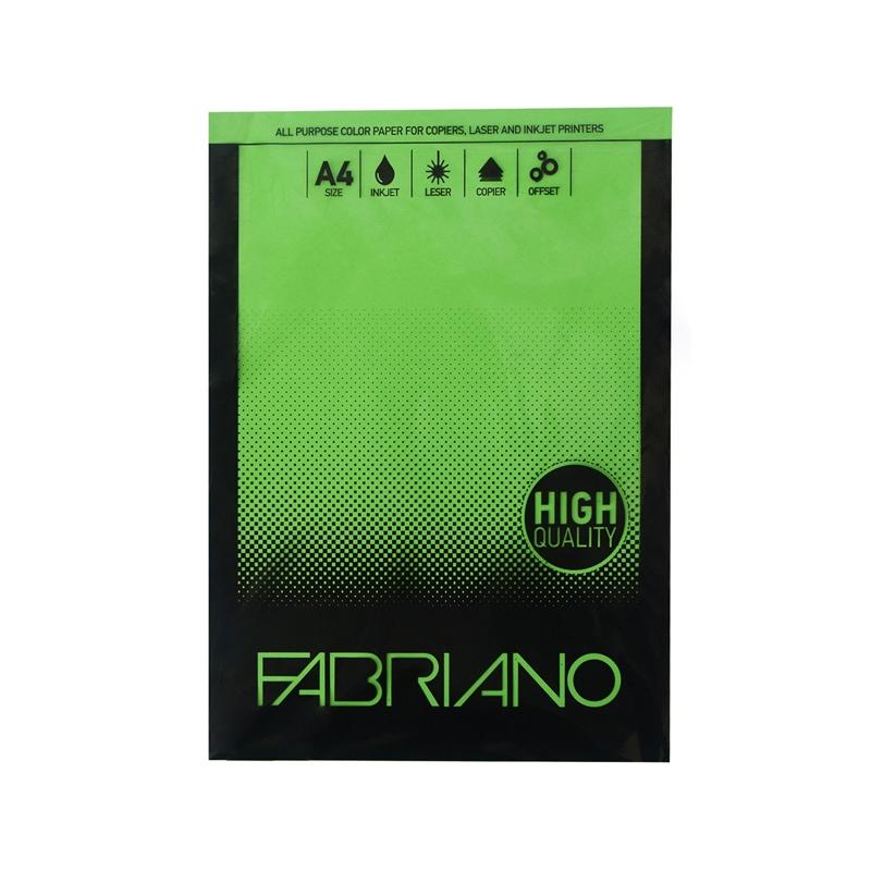 Fabriano Копирна хартия Copy Tinta, A4, 80 g-m2, тревистозелена, 50 листана ниска цена с бърза доставка - BestPC.BG