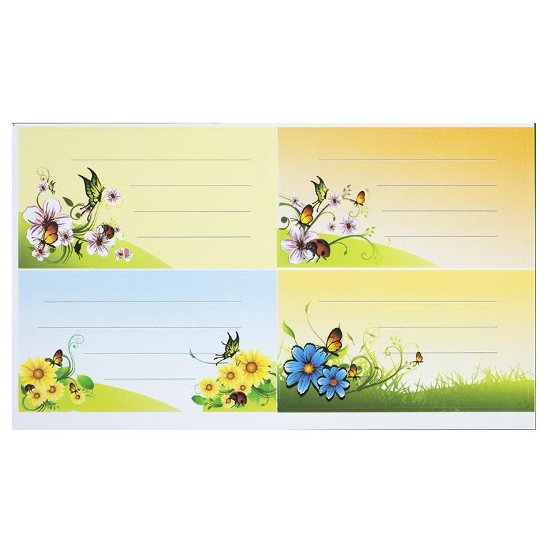 Top Office Самозалепващи се етикети, ученически, цветя, 40 брояна ниска цена с бърза доставка - BestPC.BG