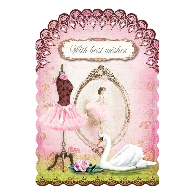 Продукт Gespaensterwald Картичка Romantique, With Best Wishesна ниска цена с бърза доставка - BestPC.BG