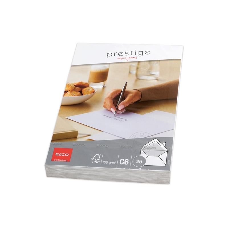 Elco Пощенски плик с воден знак, C6, 114 х 162 mm, 100 g, бял, 25 брояна ниска цена с бърза доставка - BestPC.BG