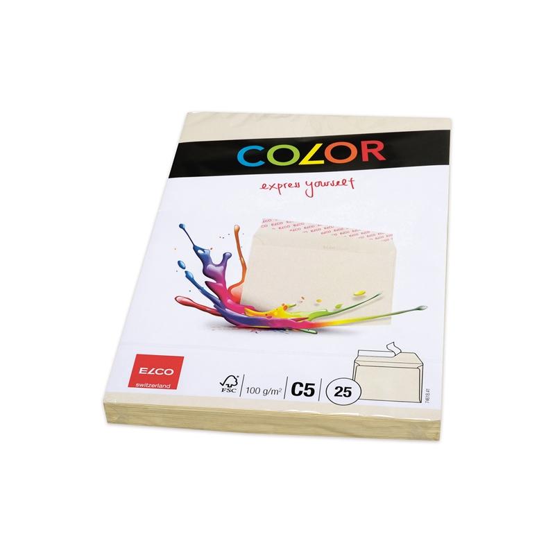 Elco Пощенски плик, C5, 162 x 229 mm, 100 g, кремав, 25 брояна ниска цена с бърза доставка - BestPC.BG