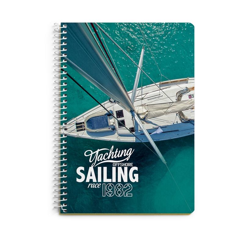 Тетрадка, A4, каре, офсетова хартия, спирала, мека корица, 80 листана ниска цена с бърза доставка - BestPC.BG