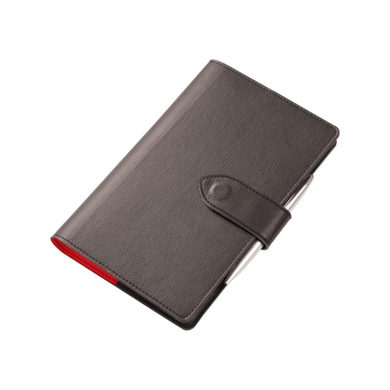 Gipta Тефтер Suma, кожен, с магнитно закопчаване, 13 x 21 cm, черенна ниска цена с бърза доставка - BestPC.BG