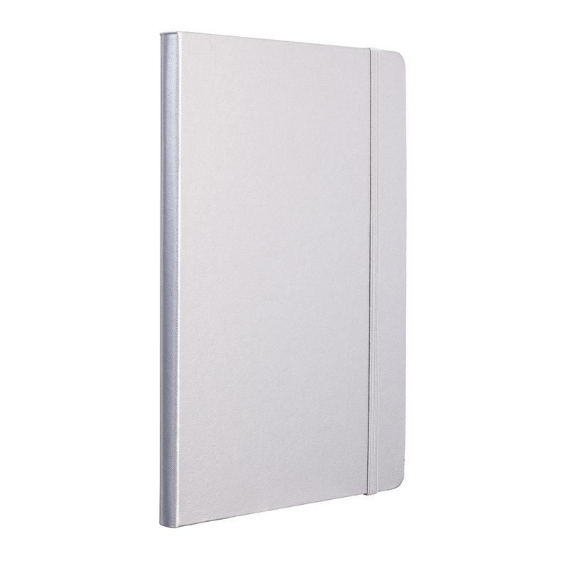 TOPS Тефтер Attendant, A5, с ластик, офсетова хартия, 80 листа, цвят среброна ниска цена с бърза доставка - BestPC.BG