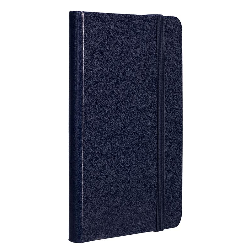 TOPS Тефтер Attendant, A6, с ластик, офсетова хартия, 80 листа, тъмносинна ниска цена с бърза доставка - BestPC.BG