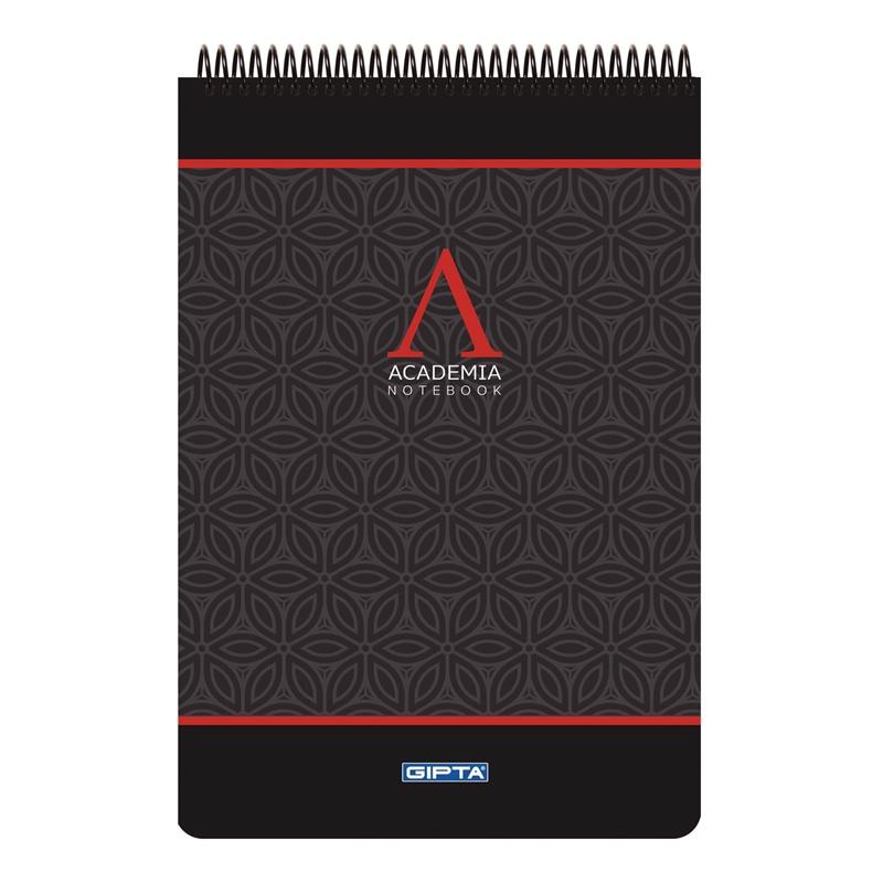 Gipta Academia Пад 19 x 26 cm, бял, широки редове, микроперфорация, 100 листана ниска цена с бърза доставка - BestPC.BG