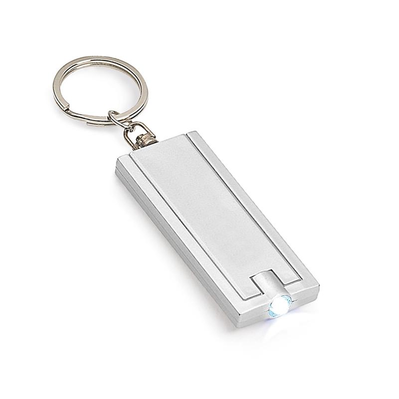 Hi!dea Ключодържател Noho, с фенерче, цвят среброна ниска цена с бърза доставка - BestPC.BG