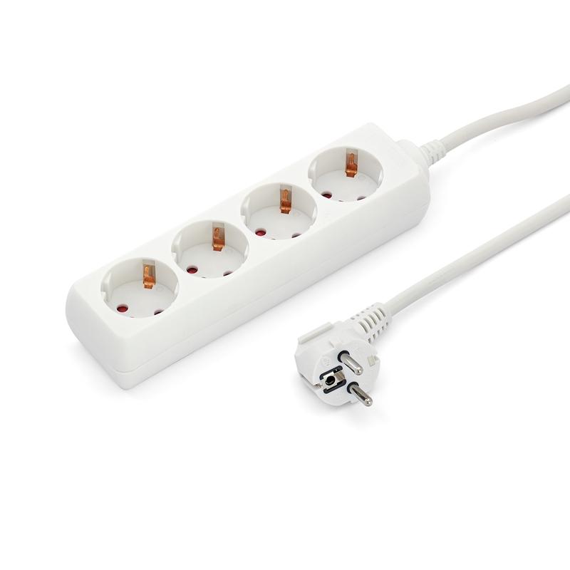 Контакт Разклонител, 4 гнезда, 1.5 m кабелна ниска цена с бърза доставка - BestPC.BG