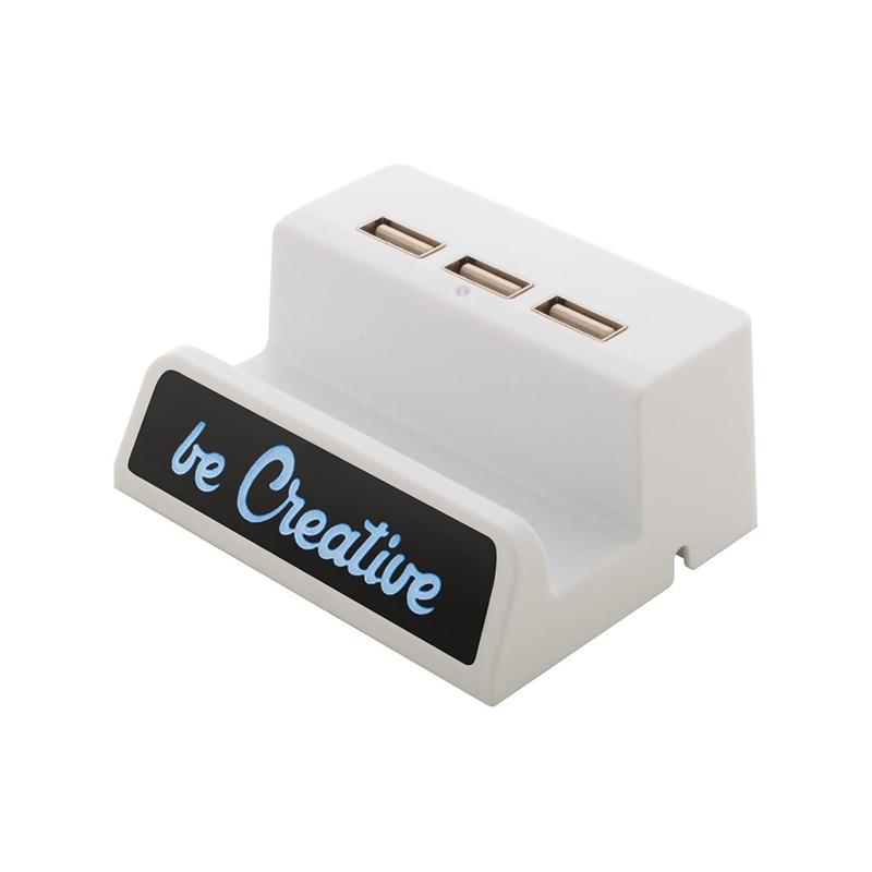 Принадлежност за смартфон Cool USB хъб Delawer, с 3 порта и поставка за телефонна ниска цена с бърза доставка - BestPC.BG