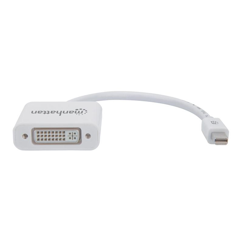 Manhattan Адаптер Mini DisplayPort, Male към DVI-I Femaleна ниска цена с бърза доставка - BestPC.BG