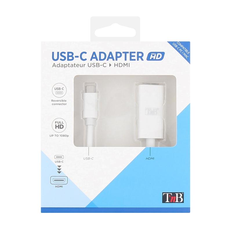 TNB Адаптер, USB type C към HDMIна ниска цена с бърза доставка - BestPC.BG