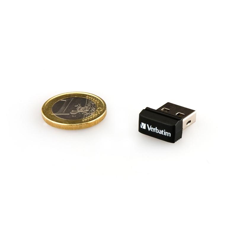 Verbatim USB флаш памет Nano, USB 2.0, 16 GB, чернана ниска цена с бърза доставка - BestPC.BG