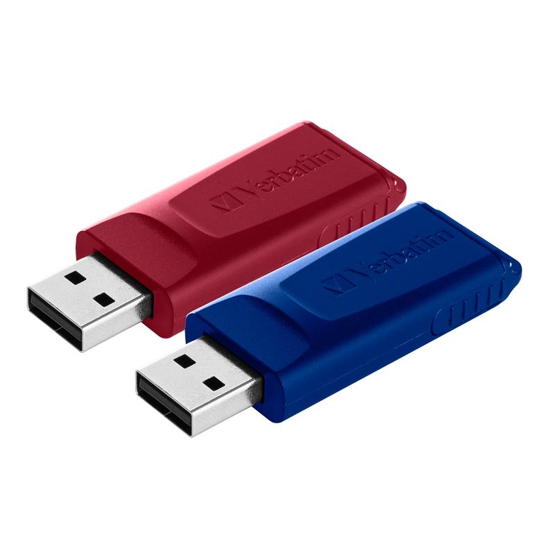 Verbatim USB флаш памет Slider, USB 2.0, 32GB, 2 брояна ниска цена с бърза доставка - BestPC.BG