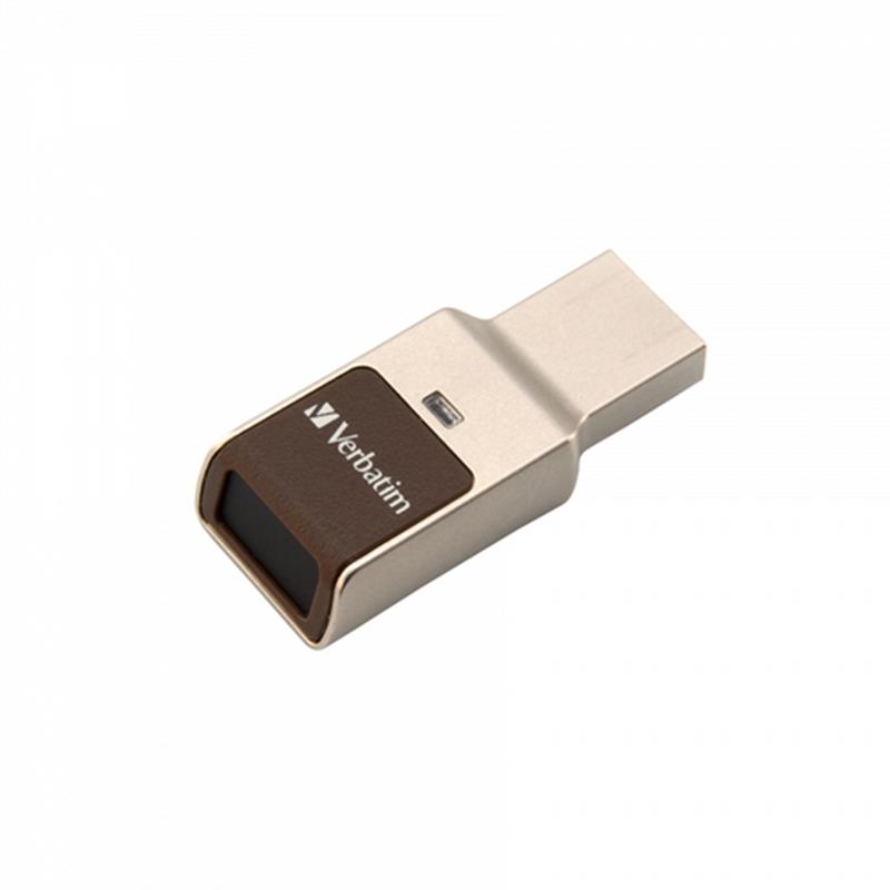 Verbatim USB флаш памет Secure, USB 3.2, 32GB, с пръстов отпечатъкна ниска цена с бърза доставка - BestPC.BG